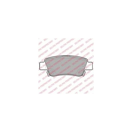 Balata Fren Arka Honda Crv 0711 Del Lp2047