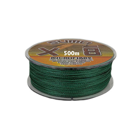 Effe Sumo X8 İp Misina 500m Polietilen MicroFiber İp Misina Yeşil