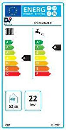 Dolce Vita(Baymak)Dpy Compact 24/24  Kw 20000 Tam Yoğuşmalı Kombi