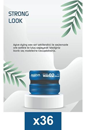 Agiva Wax Saç Şekillendirici 02 175 ml X36