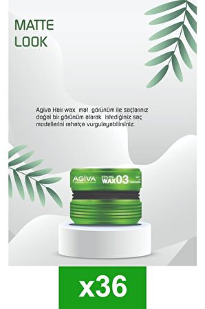 Agiva Wax Saç Şekillendirici 03 175 ml X36