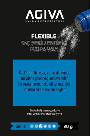 Saç Şekillendirici Pudra Wax Flexible-01 Muzice Tarak Hediyeli