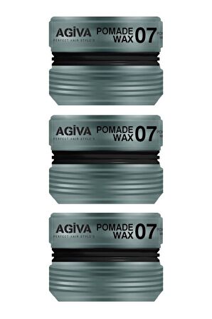 Agiva Hair Wax Saç Şekillendirici 07 175ML 3lü Set