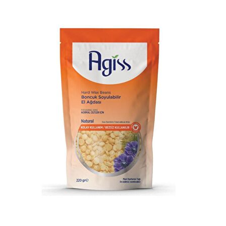 AGİSS BONCUK NATURAL SOYULA. İNCİ EL AĞDASI 220 GR