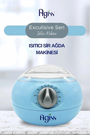 AGISS Exclusive Seri Isıtıcı Mavi Sir Ağda Makinesi