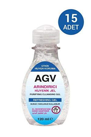 Agiva Dezenfektan Antibakteriyel El Temizleyici Jel 120ml X15