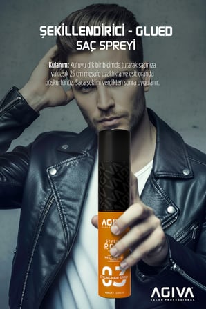 Agiva Saç Spreyi Rock 400 ML Mega Strong