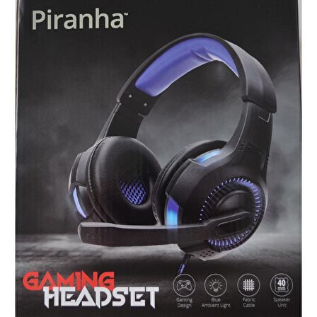 Piranha 2145 Mikrofonlu Stereo Oyuncu Kulak Üstü Kablolu Kulaklık