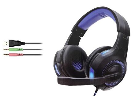 Piranha 2145 Mikrofonlu Stereo Oyuncu Kulak Üstü Kablolu Kulaklık