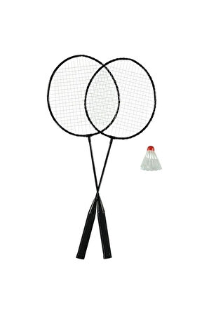 T133 Badminton Raket Seti - 2 Adet Badminton Raketi & 1 Adet Top