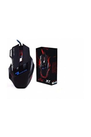 X7 Gaming Mouse Kumaş Kablo 7 Tuşlu Oyuncu Mouse