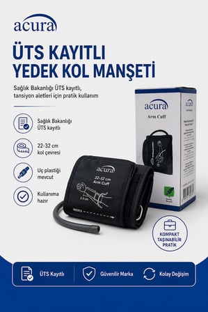 Acura AC-20 Yedek Kol Manşeti 22-32cm