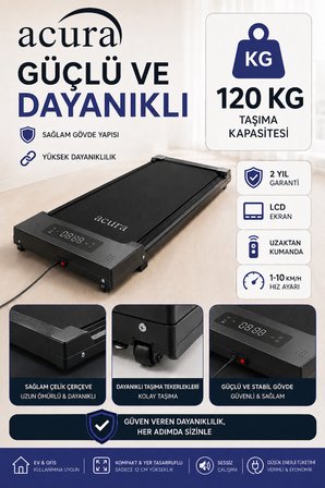 Acura AC-490 Portatif Yürüme ve Koşu Bandı