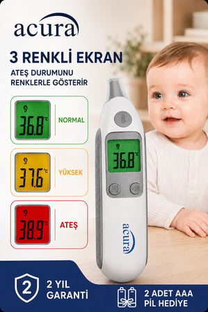 Acura AC-9290 Thermoscanner Kulaktan Ateş Ölçer