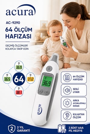 Acura AC-9290 Thermoscanner Kulaktan Ateş Ölçer