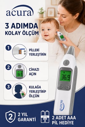 Acura AC-9290 Thermoscanner Kulaktan Ateş Ölçer