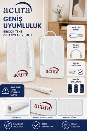 5x9 Kablolu Tens Pedi 10 Adet