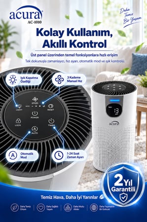 Acura AC-1010 AI Akıllı Hava Temizleyici