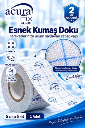 Acura AC-601 5cm x 5m Tıbbi Esnek Flaster