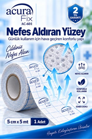 AC-604 5cm x 10m Tıbbi Esnek Flaster