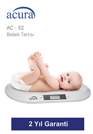 Acura AC-52 CE Onaylı 20KG Kapasiteli Dijital Bebek Tartısı