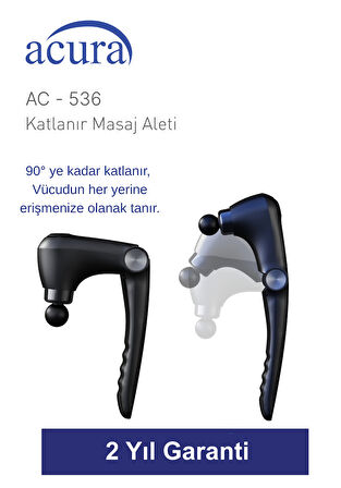 Acura AC-536 Isıtmalı & Soğutmalı Profesyonel Katlanır Masaj Aleti