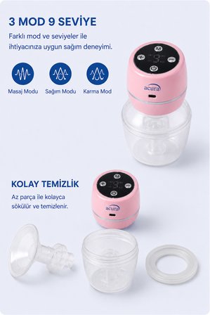 Acura AC-3025 Giyilebilir Göğüs Pompası