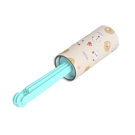 Kedi/Köpek Tüy Toplama Rulosu - D-Pet - Tekli - Su Yeşili (8667)