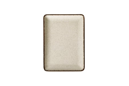 Kütahya Porselen Moderna Dikdörtgen Sunum Tabağı Tarçın 23x17cm TEKLİ