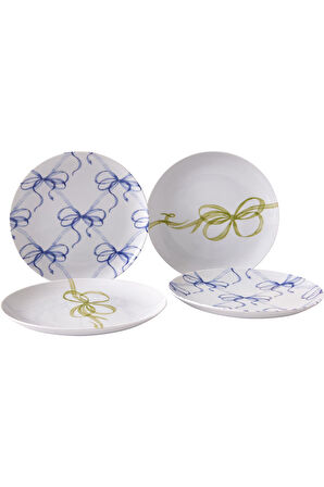 Kütahya Porselen Dolce 4 Parça 21 Cm Pasta Tabağı