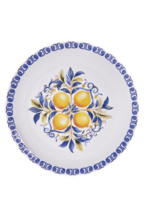 Kütahya Porselen Amalfi 4 Parça 21 Cm Pasta Tabağı