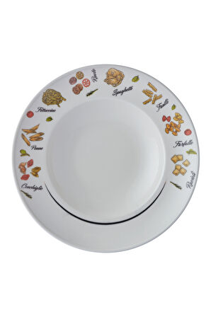 Kütahya Porselen Home Chef Dads 2 Parça 27 Cm Spaghetti Tabağı Beyaz