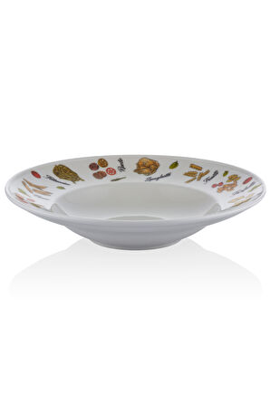 Kütahya Porselen Home Chef Dads 2 Parça 27 Cm Spaghetti Tabağı Beyaz