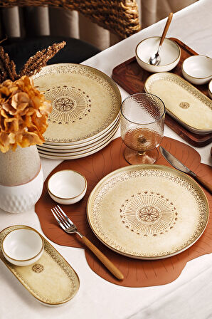 Traces of Roots 14 Parça 6 Kişilik Kahvaltı Takımı