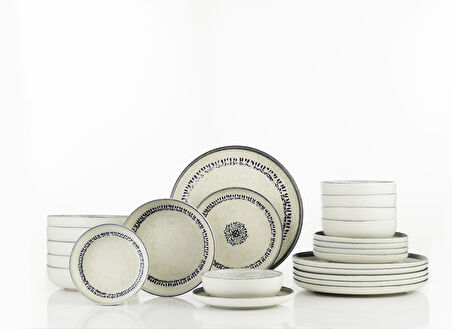 Kütahya Porselen Moderna Hane 24 Parça 6 Kişilik Yemek Takımı