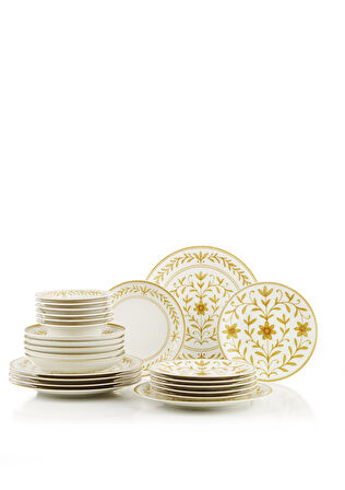 Kütahya Porselen Flora 24 Parça 6 Kişilik Yemek Takımı 128