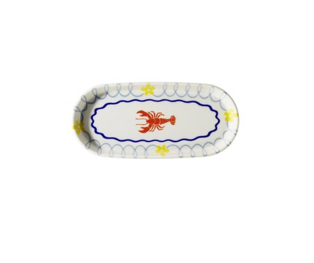 Kütahya Porselen Bone Costa Mare 4 Parça 21 Cm Kayık Tabak