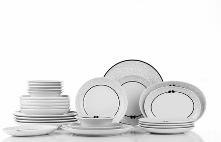 Kütahya Porselen Minora 27 Parça 6 Kişilik Yemek Takımı