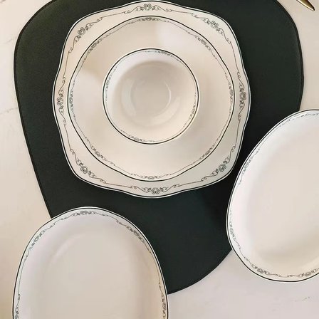 Kütahya Porselen Bone Vilya 51 Parça Yemek Takımı 129573