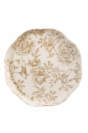 Kütahya Porselen Fleur 5 Parça 20 Cm Pasta Tabağı