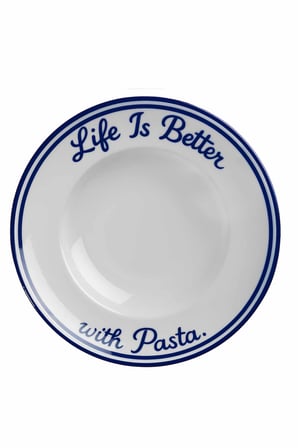 Kütahya Porselen Viva 2 Parça 27 Cm Spagetti Tabağı
