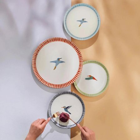 Kütahya Porselen Colibri 7 Parça Pasta Takımı