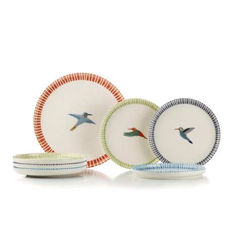Kütahya Porselen Colibri 7 Parça Pasta Takımı