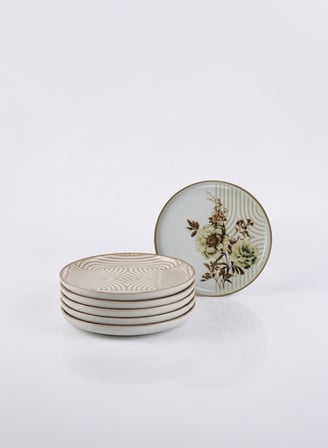 Kütahya Porselen 6 Parça 19 Cm Pasta Tabağı