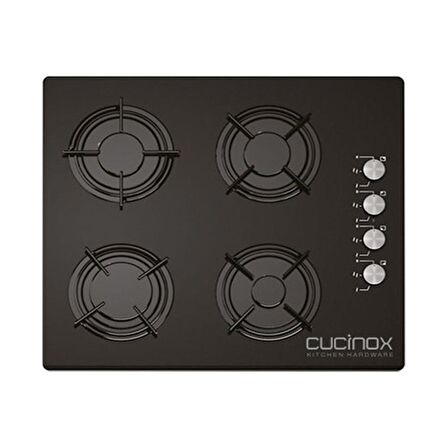 Cucinox GLS 640 Ankastre Ocak Siyah