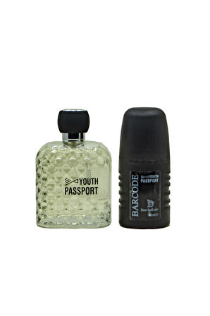 Youth Passport Barcode Edp 100 ml + Deodorant Roll-on 60 ml Erkek Parfüm Seti