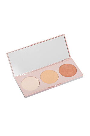 Beyu Deluxe All Nude Highlighter 3 Renkli Palet