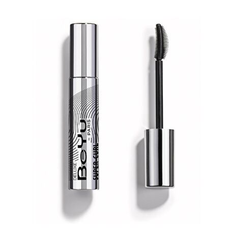 Beyu Super - Curl Voluminous Suya Dayanıklı Silikon Fırça Siyah Rimel