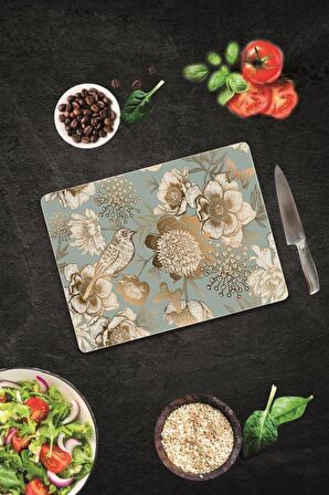 29x34 cm Model 14 Desenli Cam Kesme Tablası