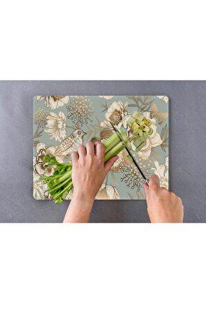 29x34 cm Model 14 Desenli Cam Kesme Tablası